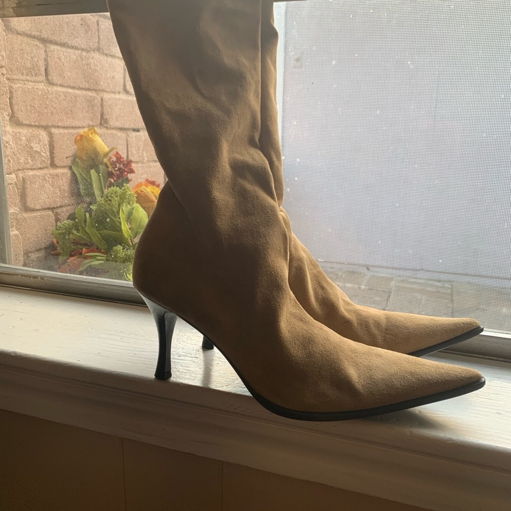 Mima Vero Guoio suede Italian boots Size 8/38,5